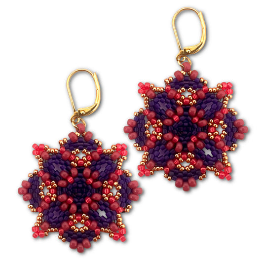 Bajkal Earring Kit by Debora Hodoyer - Embers