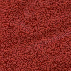11/0 – Miyuki Delica - 5g Bag – Matte Opaque Dark Red – DB753