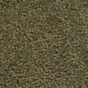 11/0 – Miyuki Delica - 5g Bag – Matte Opaque Green Tea – DB390