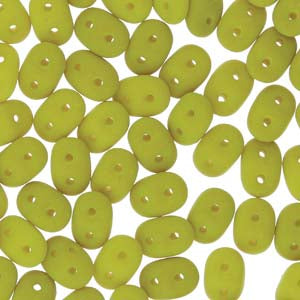 SuperDuo 2.5x5mm 22.5g Tube – Matte Velvet Lemongrass