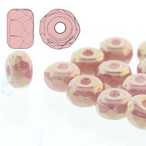 2x3mm Faceted Micro Spacers – Pack of 100 – Chalk Violet Luster