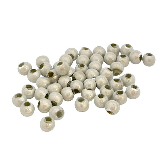 4mm Miracle Beads - Pack of 50 - Silver Grey