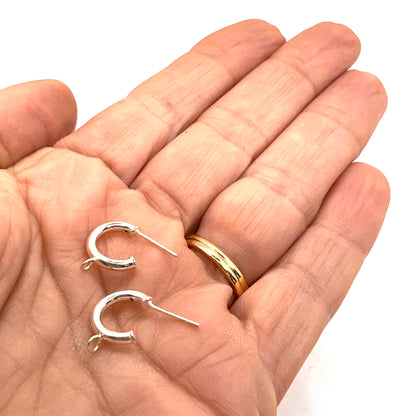Sterling Silver Hoop Earrings - Per Pair – Backs Sold Separately