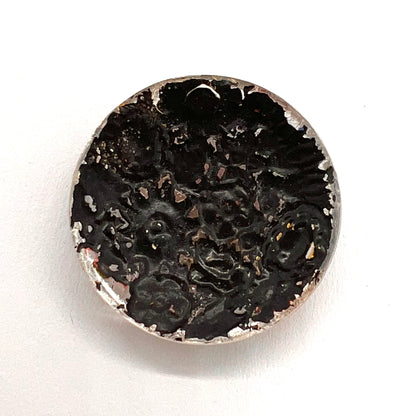 Vintage (1950s) Hand Painted Czech Glass Cabochon - 28mm (CAB2)