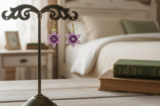 Beaded Columbine Earring Kit by Marianne