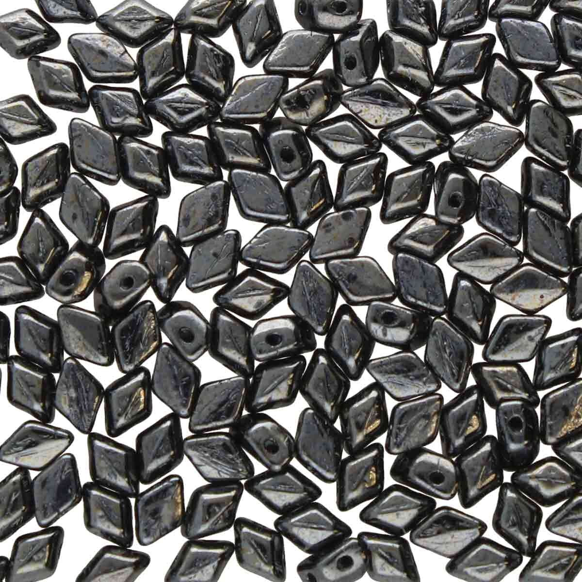 Mini Gemduo 6x4mm – 5g – Jet Hematite