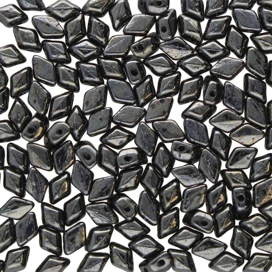 Mini Gemduo 6x4mm – 5g – Jet Hematite