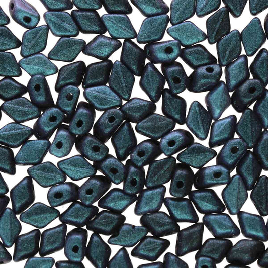 Mini Gemduo 6x4mm – 5g – Polychrome Chameleon Emerald