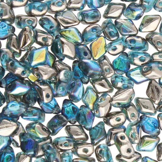 Mini Gemduo 6x4mm – 5g – Aqua Graphite Rainbow