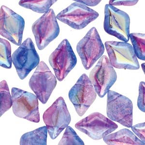 GemDuo 2-Hole 5x8mm – Summer Rainbow Dark Blue – 5g