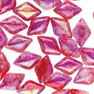 GemDuo 2-Hole 5x8mm – Summer Rainbow Pink – 5g