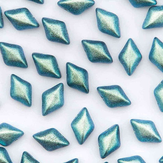 GemDuo 2-Hole 5x8mm – Polychrome Mint Chocolate – 5g