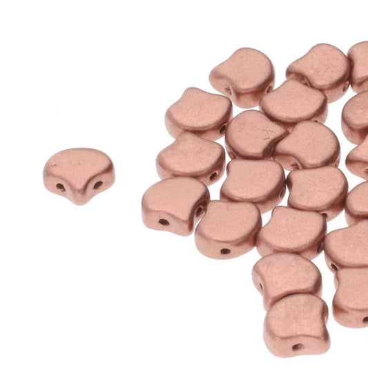Ginko Beads 7.5mm – 10g Pack (approx 35 beads) – Bronze Copper