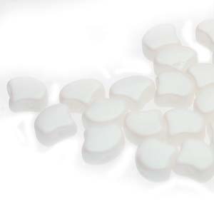 Ginko Beads 7.5mm – 10g Pack (approx 35 beads) – Chatoyant Shimmer White