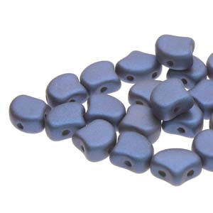 Ginko Beads 7.5mm – 10g Pack (approx 35 beads) – Chatoyant Shimmer Blue