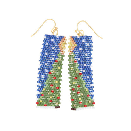Charlotte's Christmas Tree Earring Pattern - Instant Download or Printed Copy