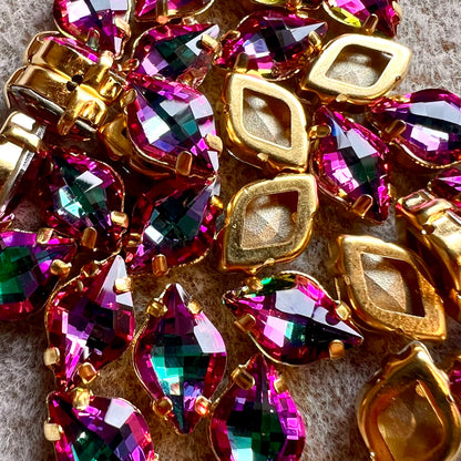 9x14mm Lemon Stone - Pack of 4 - Heliotrope