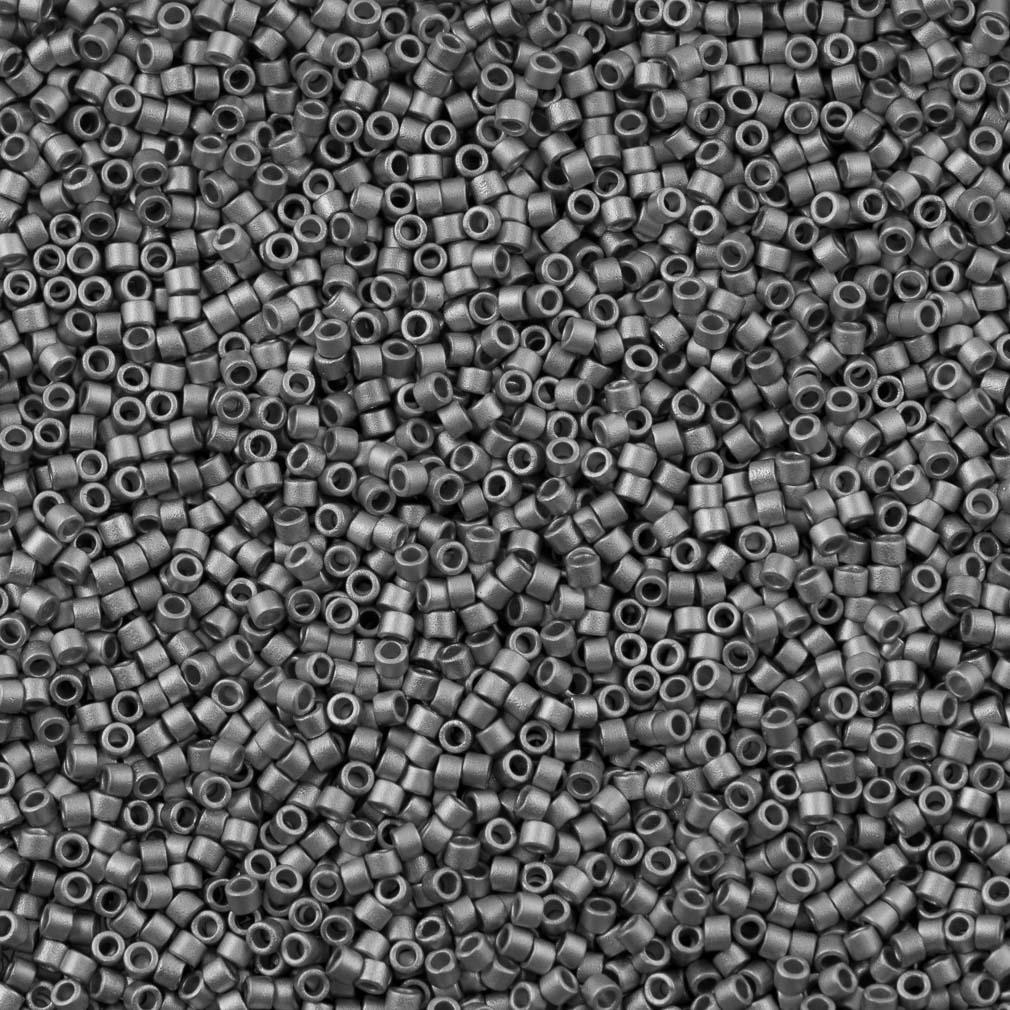 11/0 – Miyuki Delica - 5g Bag – Matted Palladium Plated – DB338