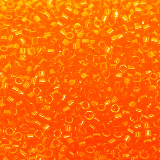 11/0 – Miyuki Delica - 5g Bag – Transparent Orange – DB703