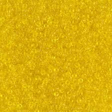 11/0 – Miyuki Delica - 5g Bag – Transparent Yellow – DB0710