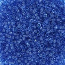 11/0 – Miyuki Delica - 5g Bag – Transparent Capri Blue – DB714
