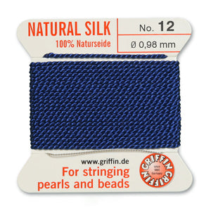 Griffin Silk Bead Cord No12 (0.98mm) - Dark Blue