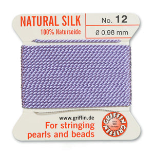 Griffin Silk Bead Cord No12 (0.98mm) – Lilac
