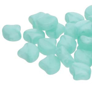 Ginko Beads 7.5mm – 10g Pack (approx 35 beads) – Opal Green Aqua