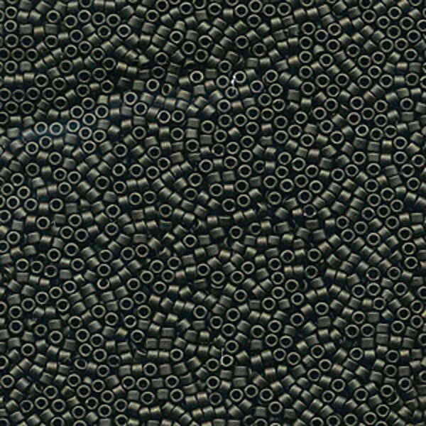 11/0 – Miyuki Delica - 5g Bag – Matte Metallic Olive Green – DB311