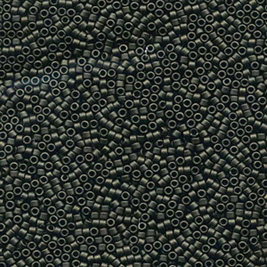 11/0 – Miyuki Delica - 5g Bag – Matte Metallic Olive Green – DB311