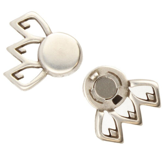 Fylakopi III GemDuo Magnetic Clasp Setting - Silver Plated