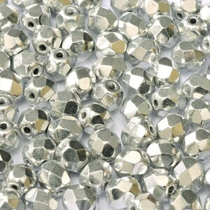 3mm Czech Fire Polish – 00030/27000 – Crystal Full Labrador x 100