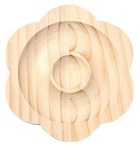 Wooden Flower Bracelet Display Tray
