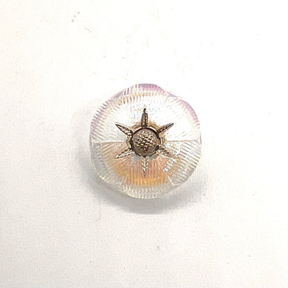 Vintage Czech Glass Button - 18mm (Button16)