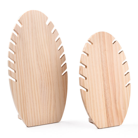 Wooden Necklace Display - Pack of 2