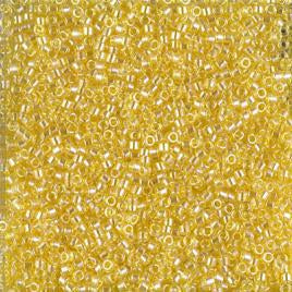 11/0 – Miyuki Delica - 5g Bag - Transparent Yellow Luster – DB1886