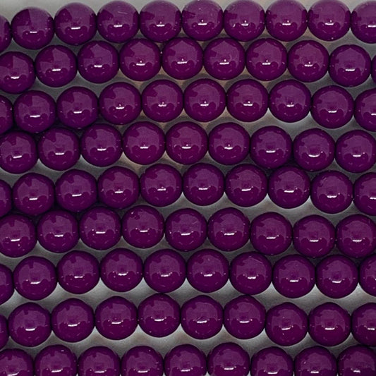 4mm Czech Glass Pearl - Bag of 100 – 02010-58012 – Wineberry