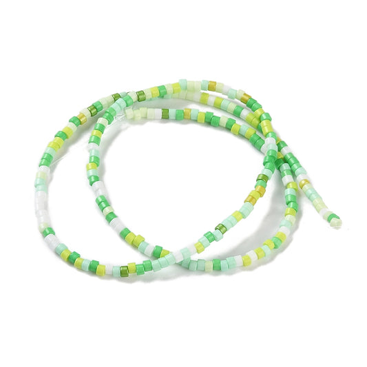 2x5x2mm FGB Cylinder Bead Mixed 15 Inch Strand - Approx 220 Beads - Monteverdi