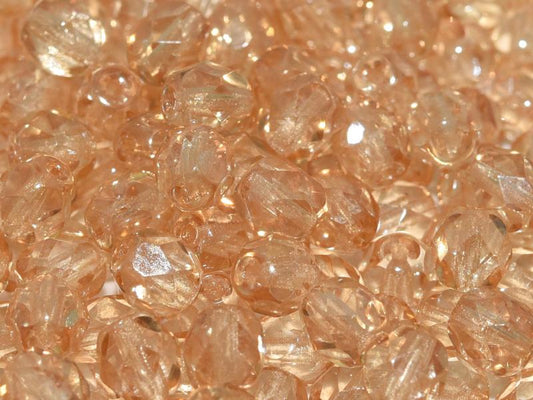 4mm Czech Fire-Polish – 00030/14413 – Champagne Luster x 100