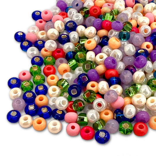 6/0 Preciosa Seed Bead Mix 25g Bag - Hydrangea