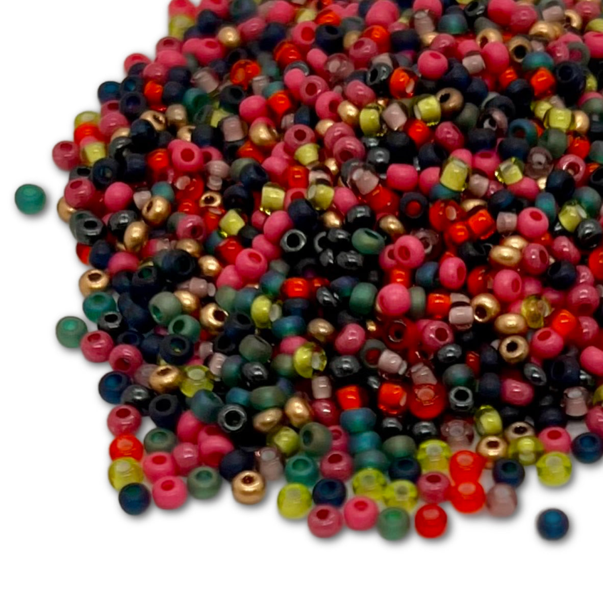 11/0 Preciosa Seed Bead Mix 25g Bag - Thunder at Sunset