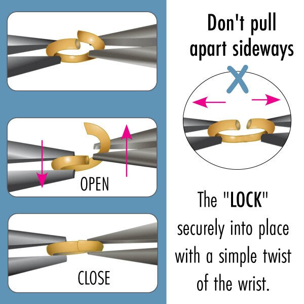 6mm Sterling Silver Jump Lock - Per piece