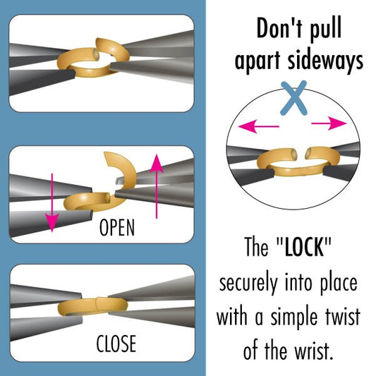 6mm Sterling Silver Jump Lock - Per piece