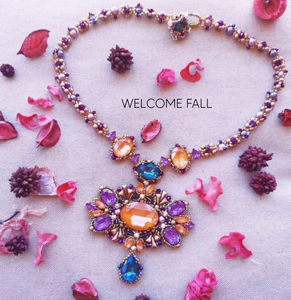 Friday 17th October 2025 - Lia Dipaola - Lotus Necklace OR Arabesque Necklace and Bracelet OR Welcome Fall Necklace