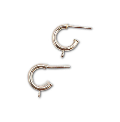 Sterling Silver Hoop Earrings - Per Pair – Backs Sold Separately