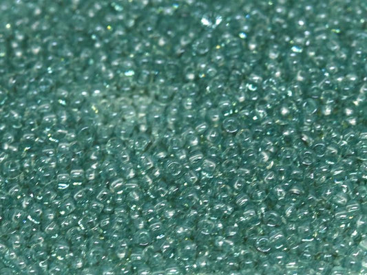11/0 Miyuki Seed Beads - 25g Bag – Transparent Sea Foam Luster  – Colour 2445