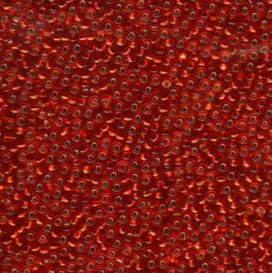 11/0 Miyuki Seed Beads - Silver Lined Ruby - Colour 11 - 250g Wholesale Bag