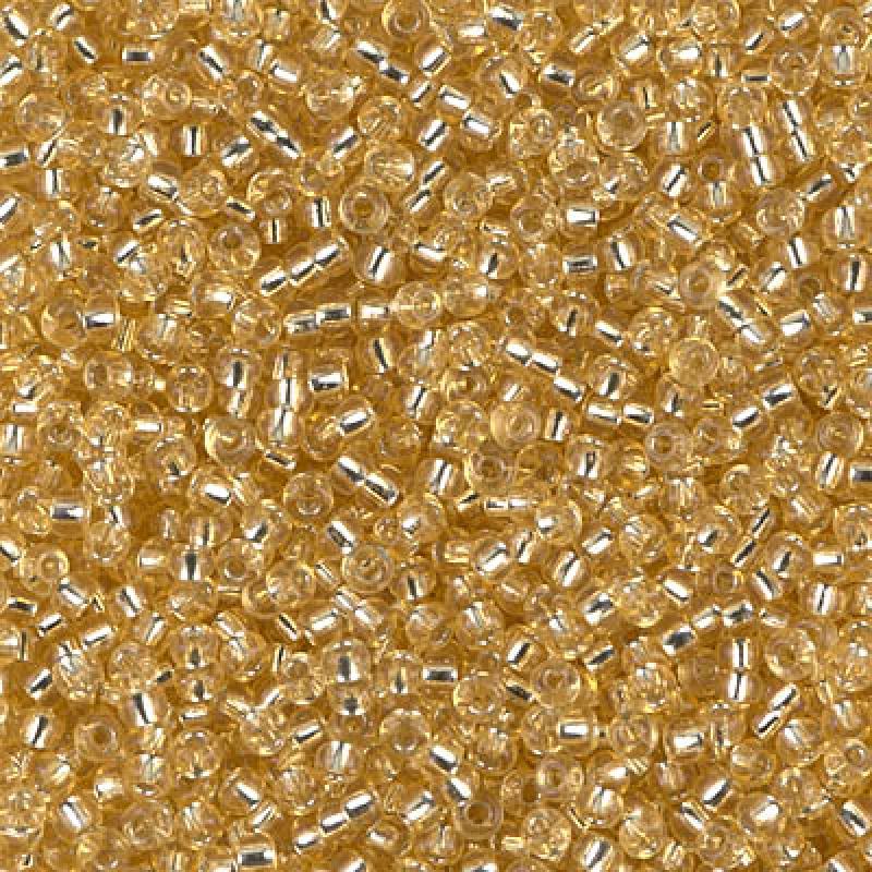 11/0 Miyuki Seed Beads – Silver Lined Pale Gold - Colour 2 - 250g Wholesale Bag