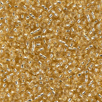 11/0 Miyuki Seed Beads – Silver Lined Pale Gold - Colour 2 - 250g Wholesale Bag