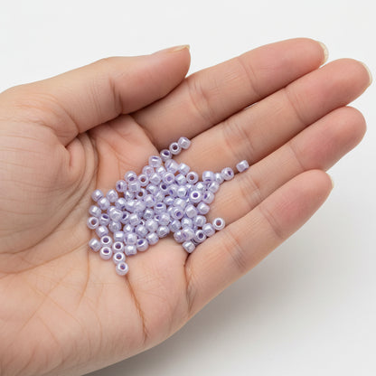 6/0 Miyuki Seed Beads - 25g Bag – Lilac Ceylon - Colour 538